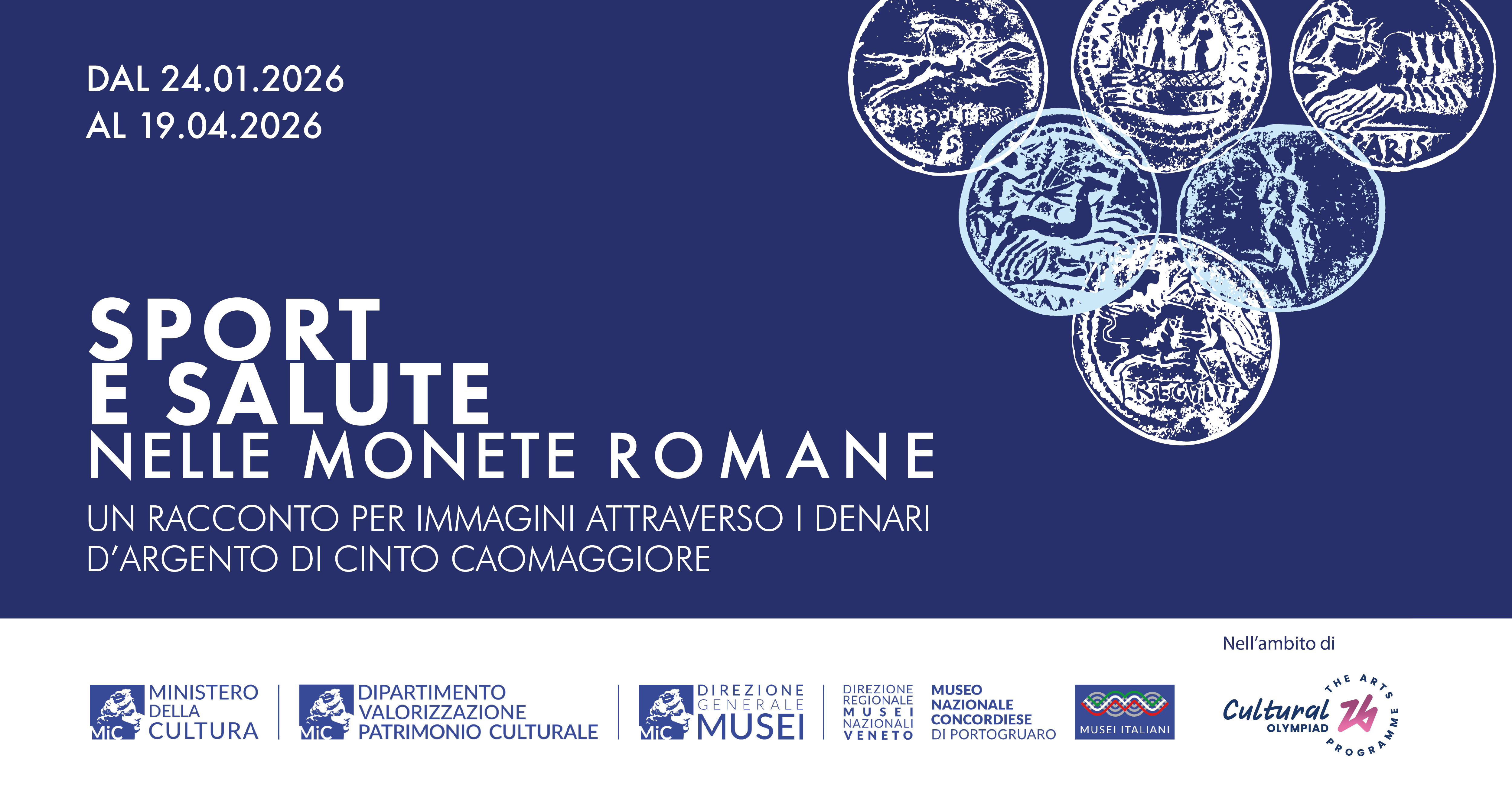 SPORT E SALUTE NELLE MONETE ROMANE. Un racconto per immagini attraverso i denari d’argento di Cinto Caomaggiore | Museo Nazionale Concordiese di Portogruaro